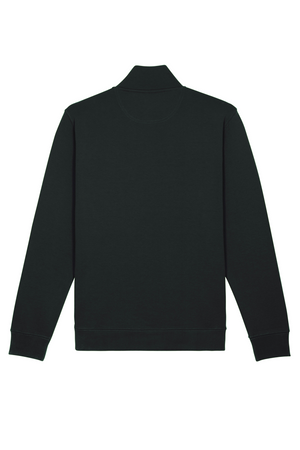 Organic Quarter Zip Sweatshirt - Black