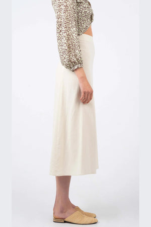 Linen Midi Skirt by Carmen Says