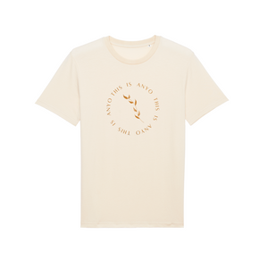 Organic Logo T-Shirt - Natural Undyed