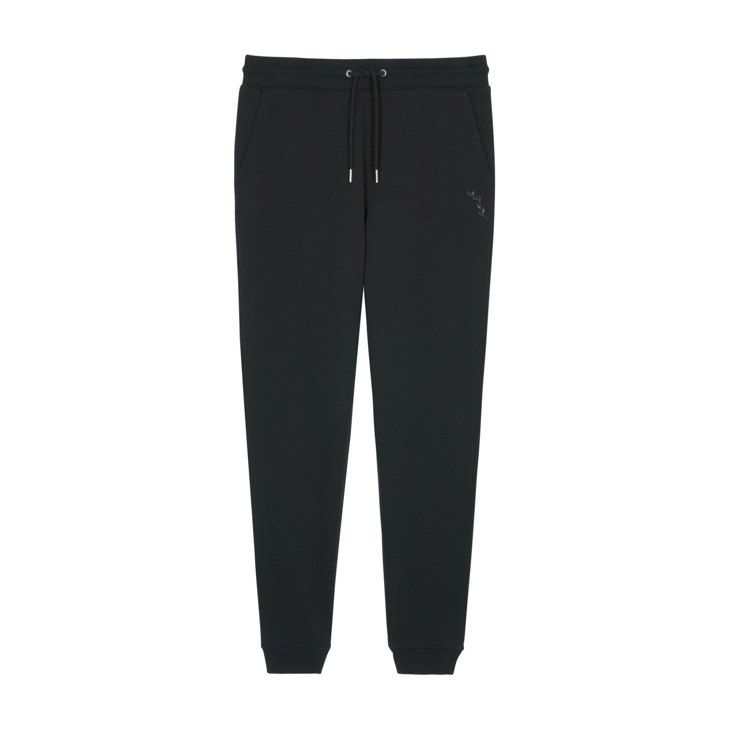 Organic Regular Fit Joggers - Black