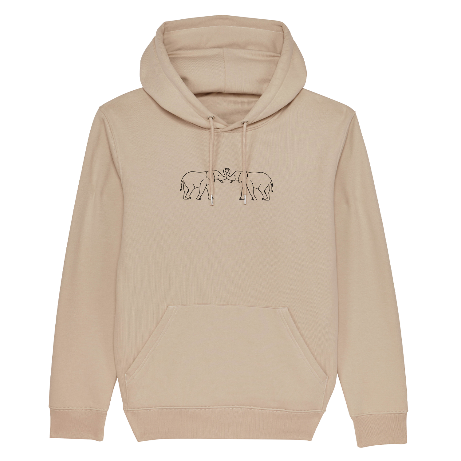 Organic Elephants Desert Hoodie