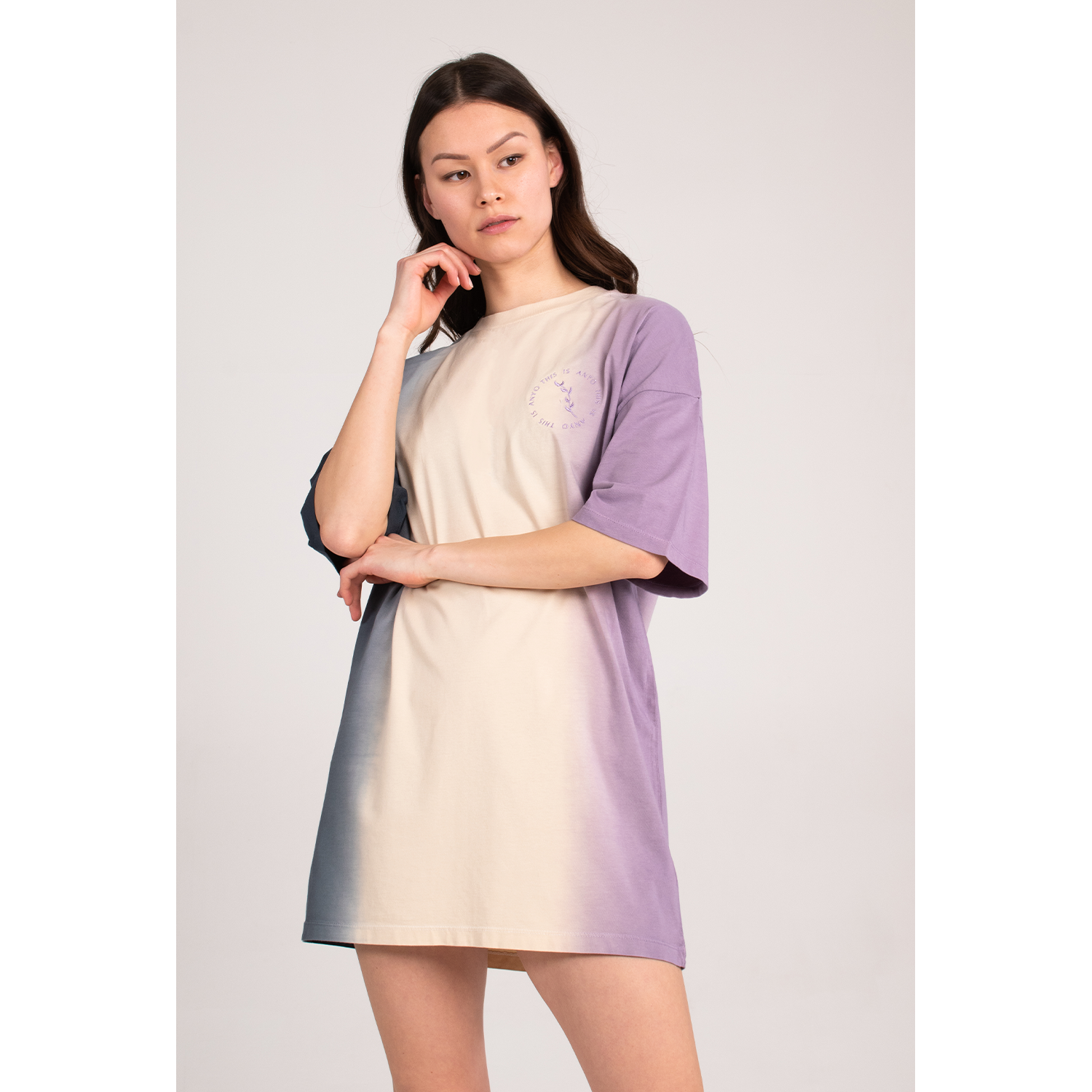 Ombre t hotsell shirt dress
