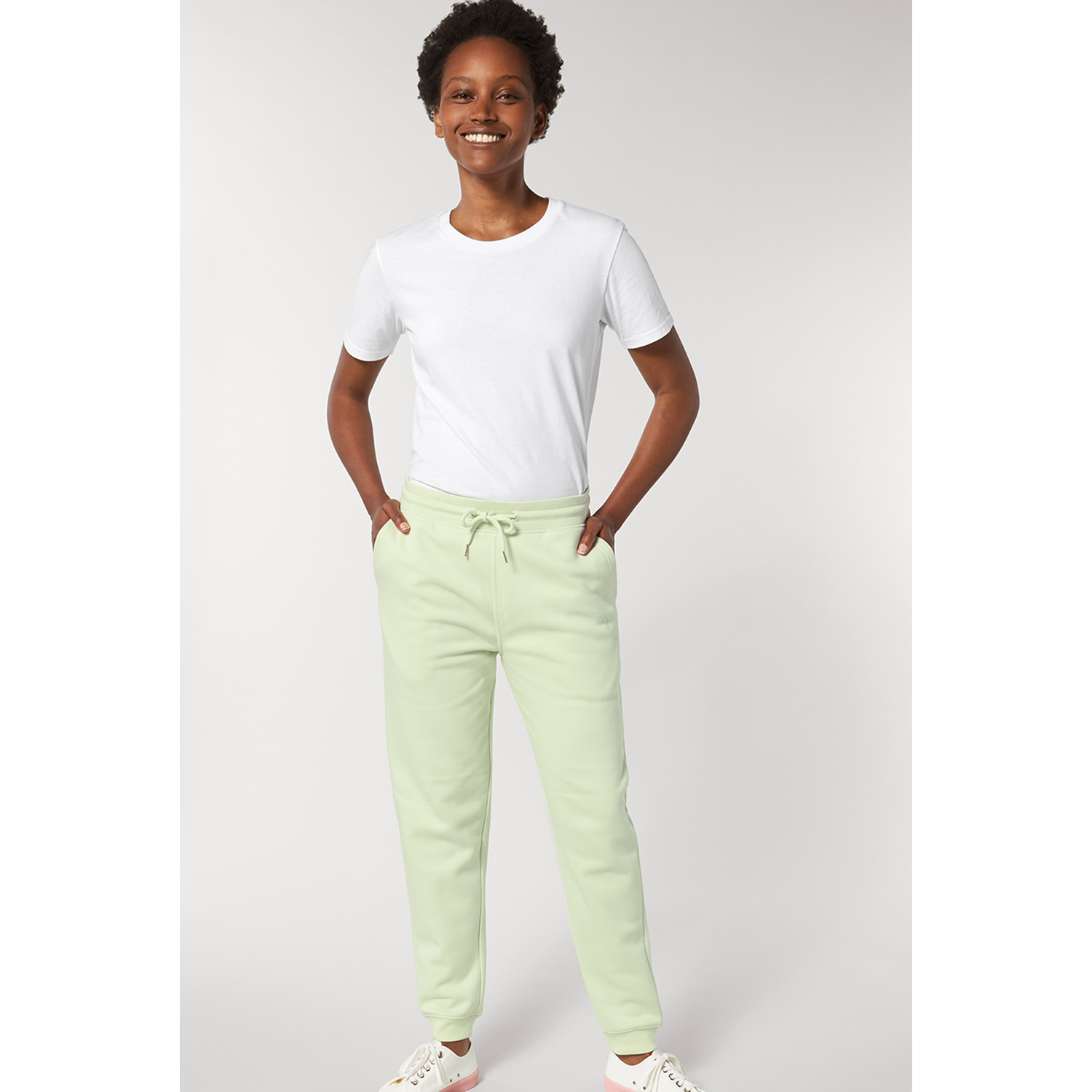Pale green discount joggers