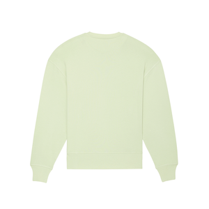 Organic Oversized Sweatshirt - Stem Green