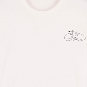 Organic Cats Off White T-shirt