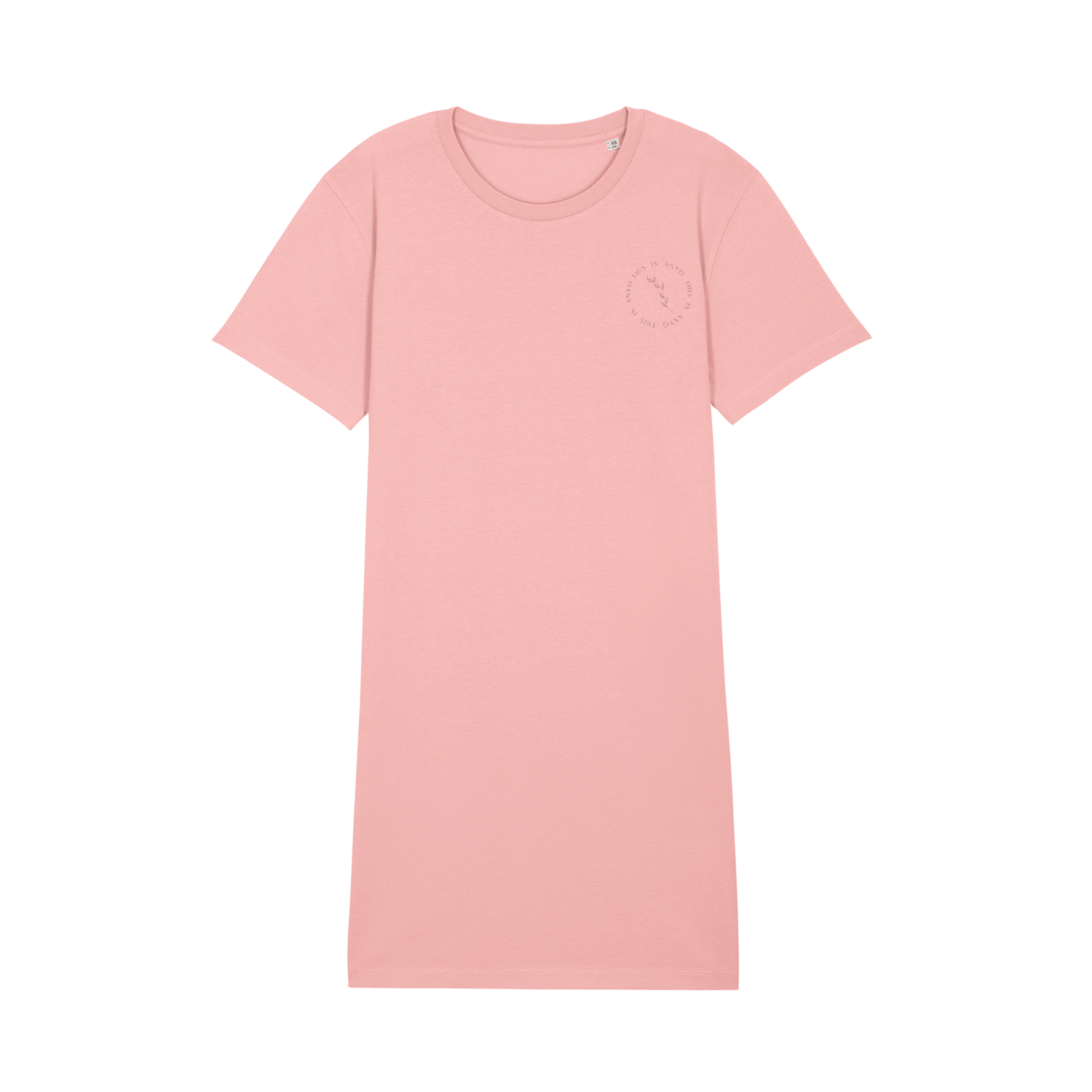 Organic T-Shirt Dress - Pink