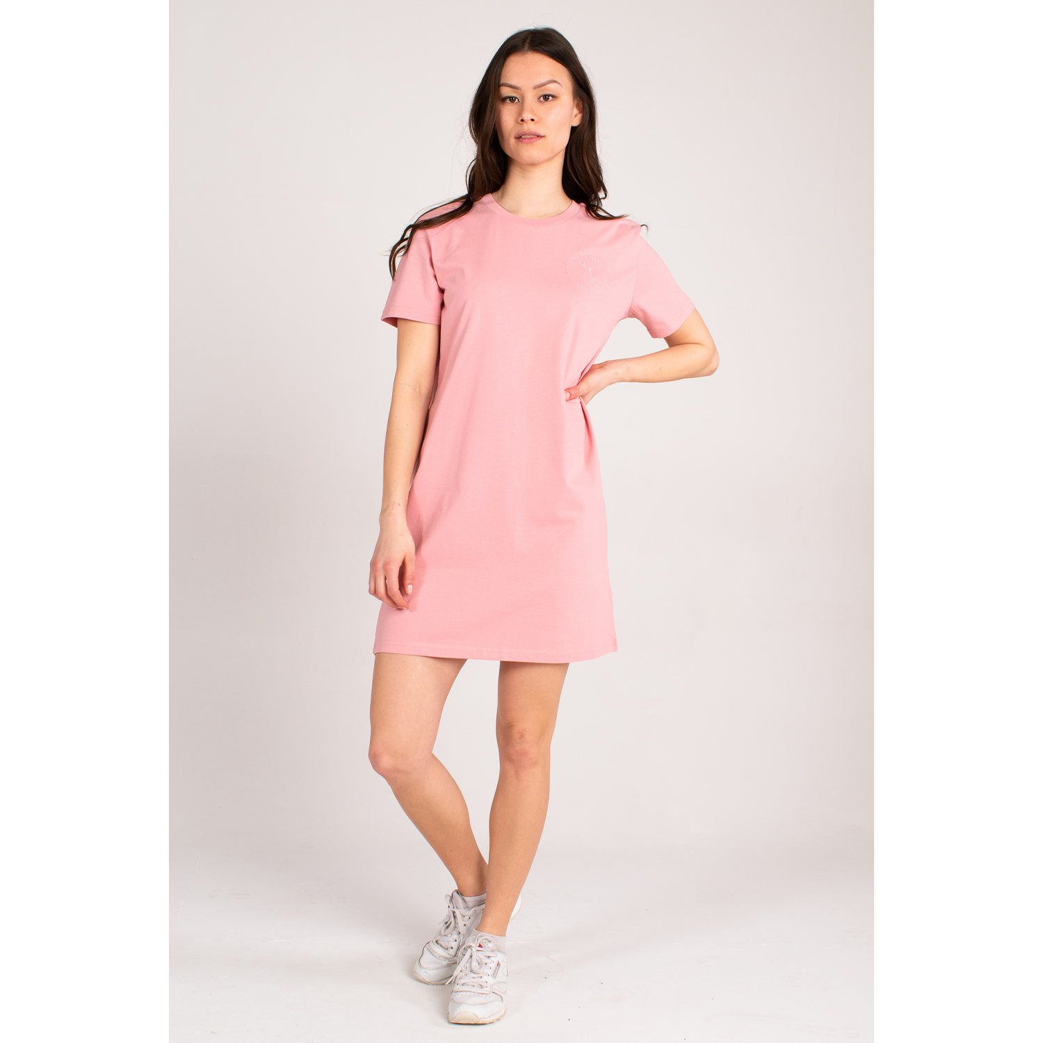Organic T Shirt Dress Pink This Is Anyo