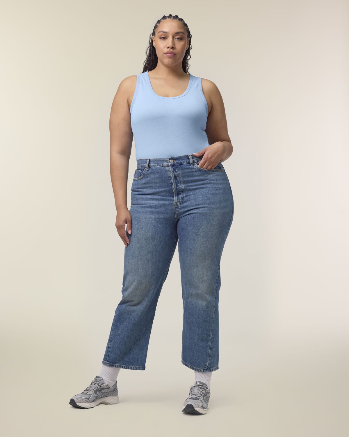 Organic Cotton Vest - Blue Soul