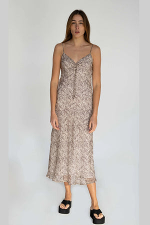 Textured Midi Dress By Carmen Says