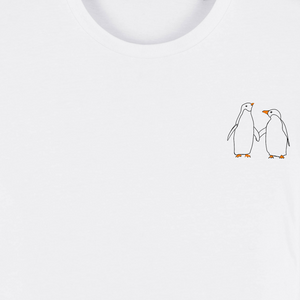 Organic Penguins White T-shirt