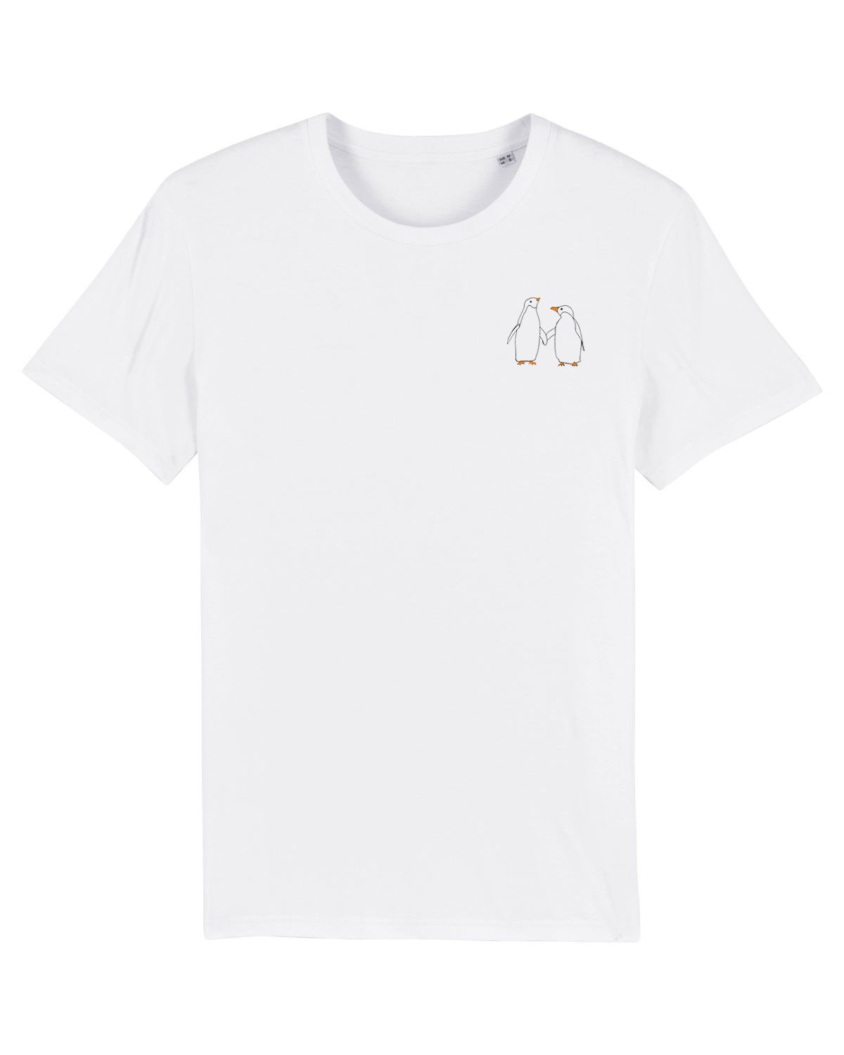 Organic Penguins White T-shirt