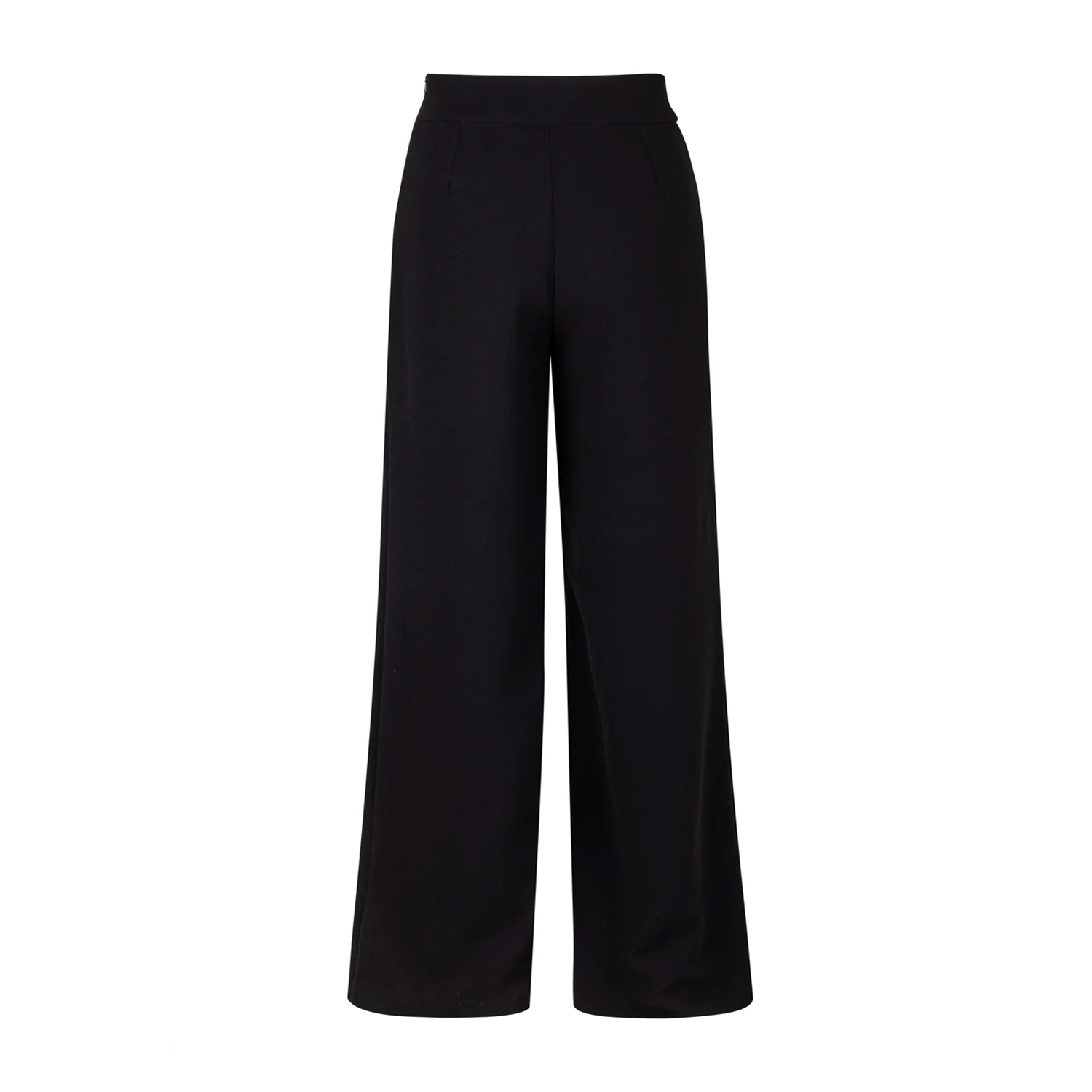Organic Wide Leg Trousers Black This Is Anyo