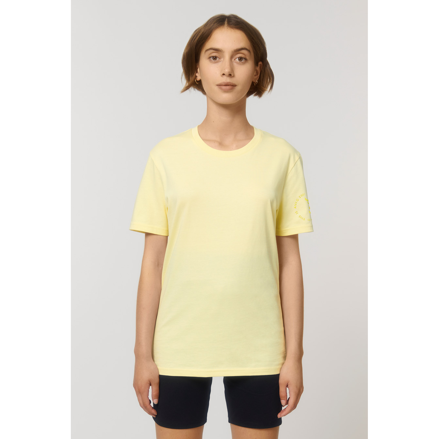 Organic Cotton Lemon Yellow T-shirt - This Is Anyo