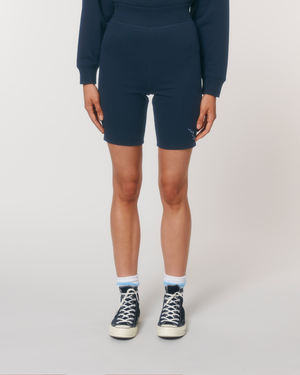 Organic Biker Shorts - Navy
